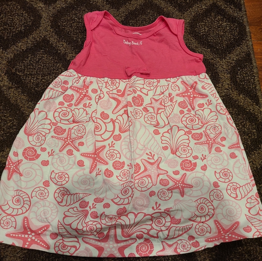Pink Beach Theme Dress